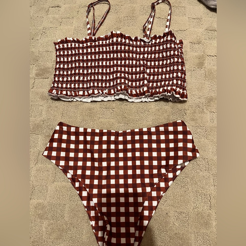 cute ruffled bathing suit